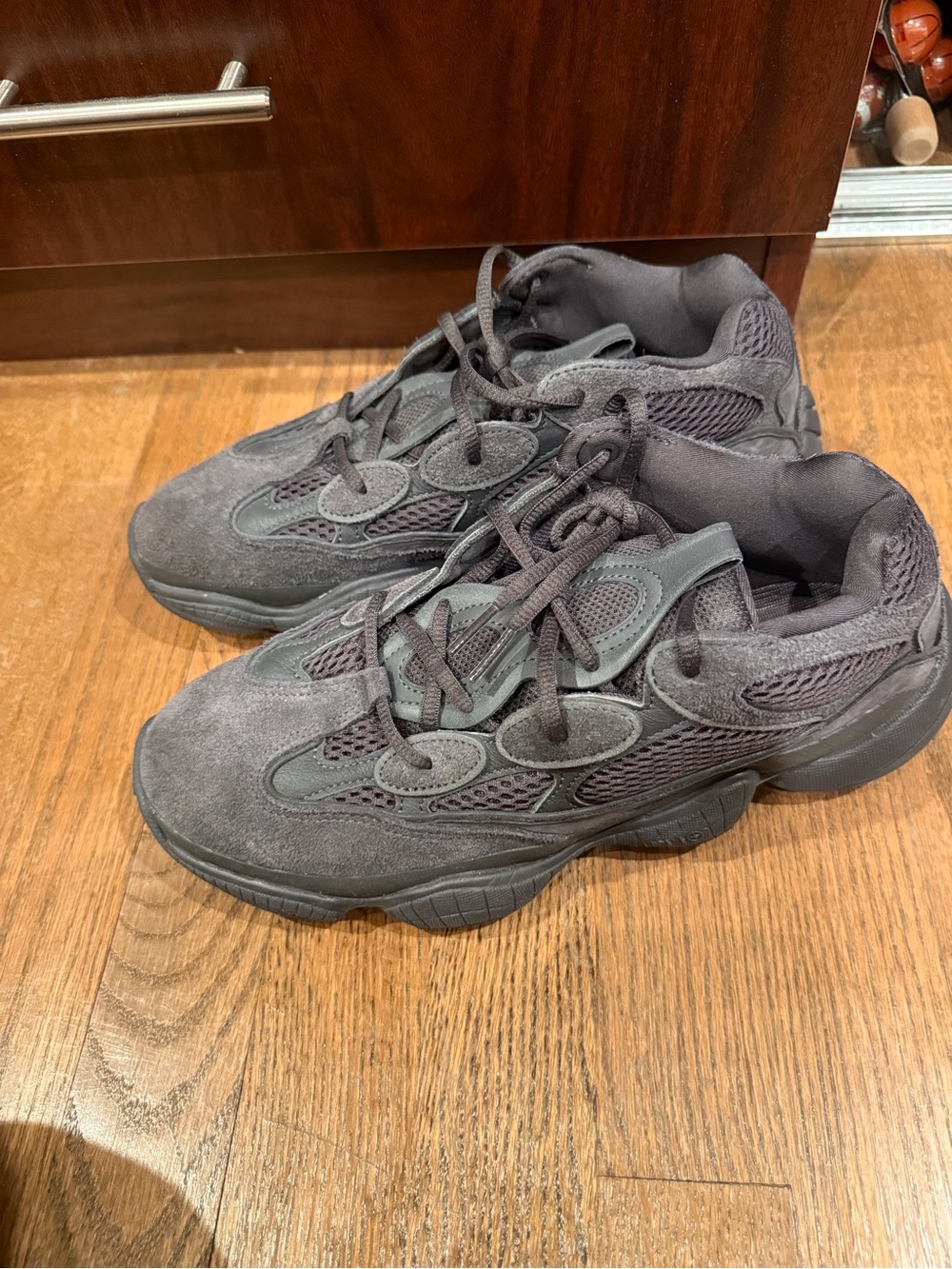 Adidas Yeezy 500 Utility Black F36640 Men's Size 9 Sneakers